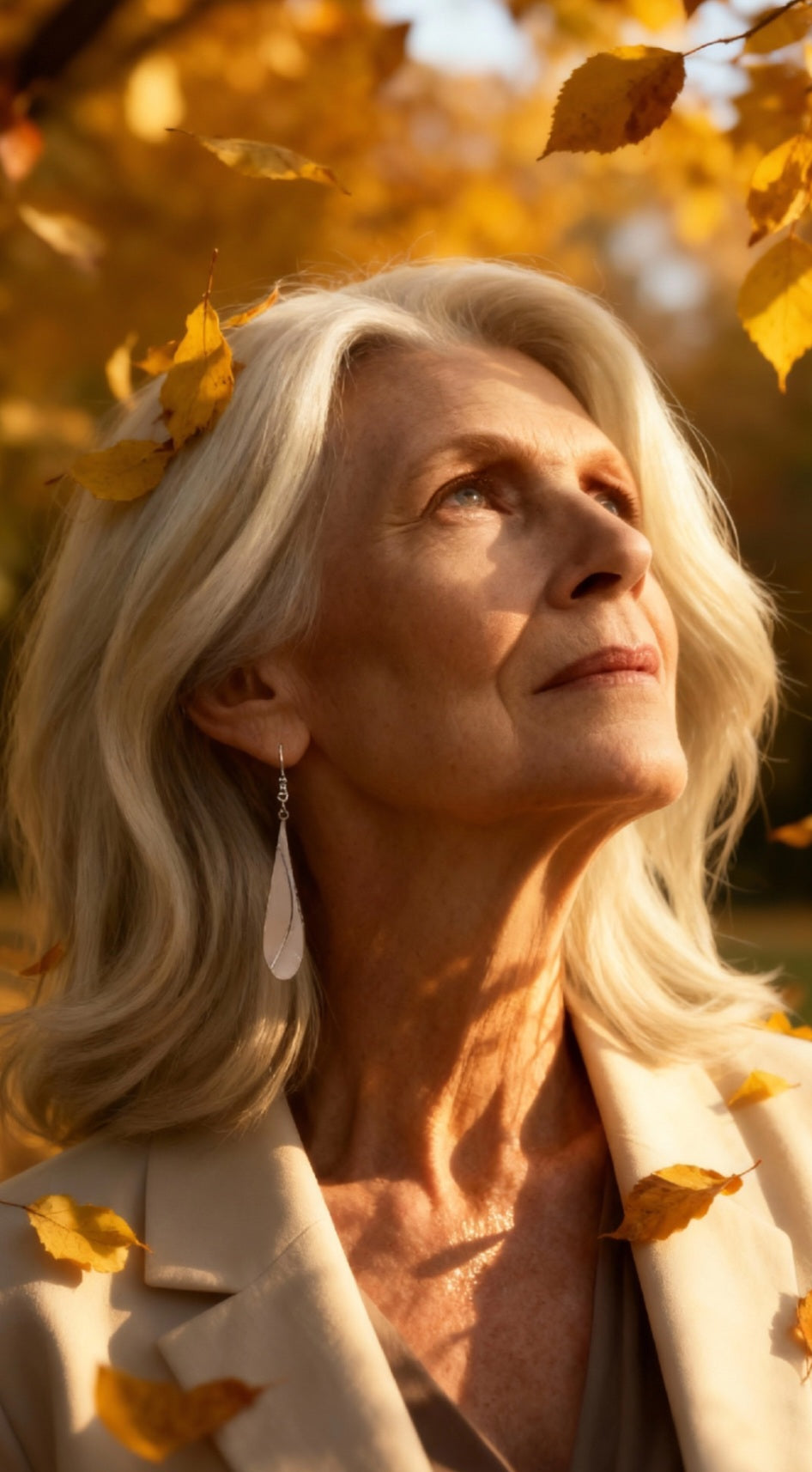 bijou artisanal boucles d'oreilles en email blanc grème avec incrustation d'un fil d'argent. design contemporain sobre et intemporel création maison Calub. Femme automne