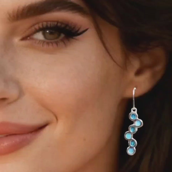 Video des boucles d'oreilles artisanales en email grand feu sur argent motif bulles, creation Maison CALUB
✅ GLOBALEMENT : Fiche bien structurée, il ne
